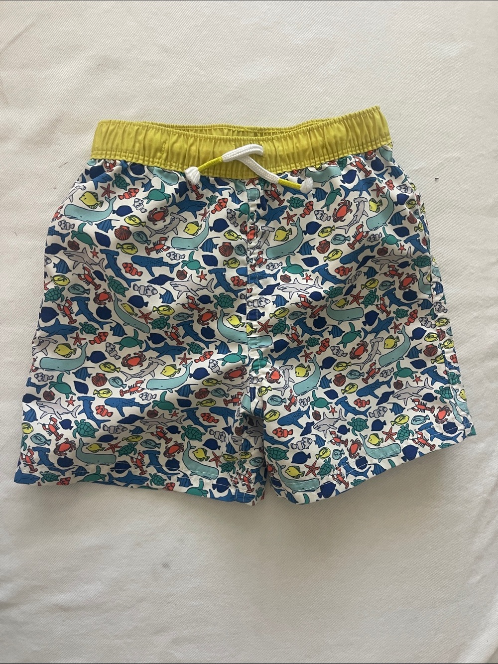 MINI BODEN Boys Swim Shorts Size 4-5 Never Worn